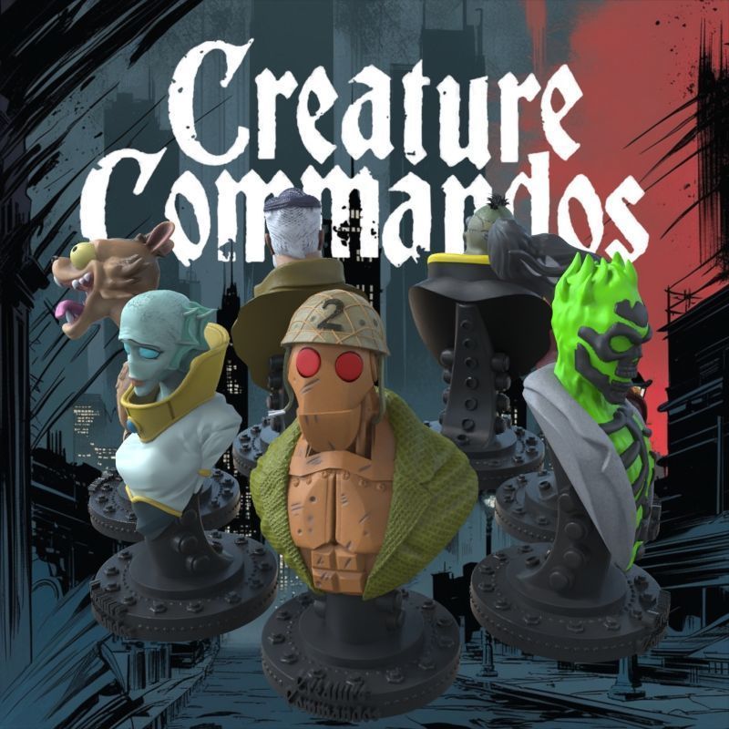 CREATURE COMMANDOS FULL SET 3D print model_12