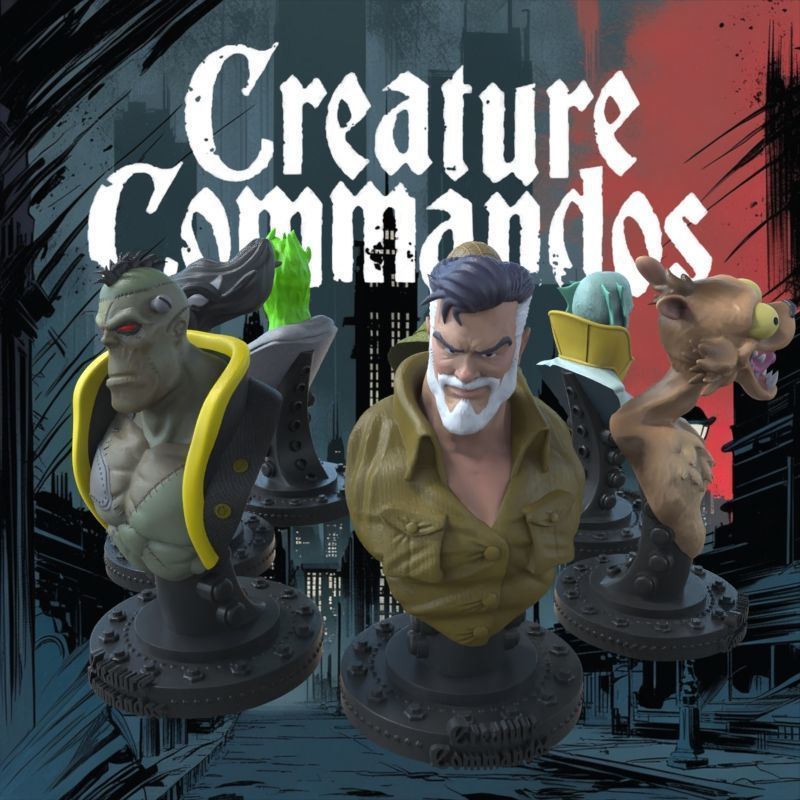 CREATURE COMMANDOS FULL SET 3D print model_37