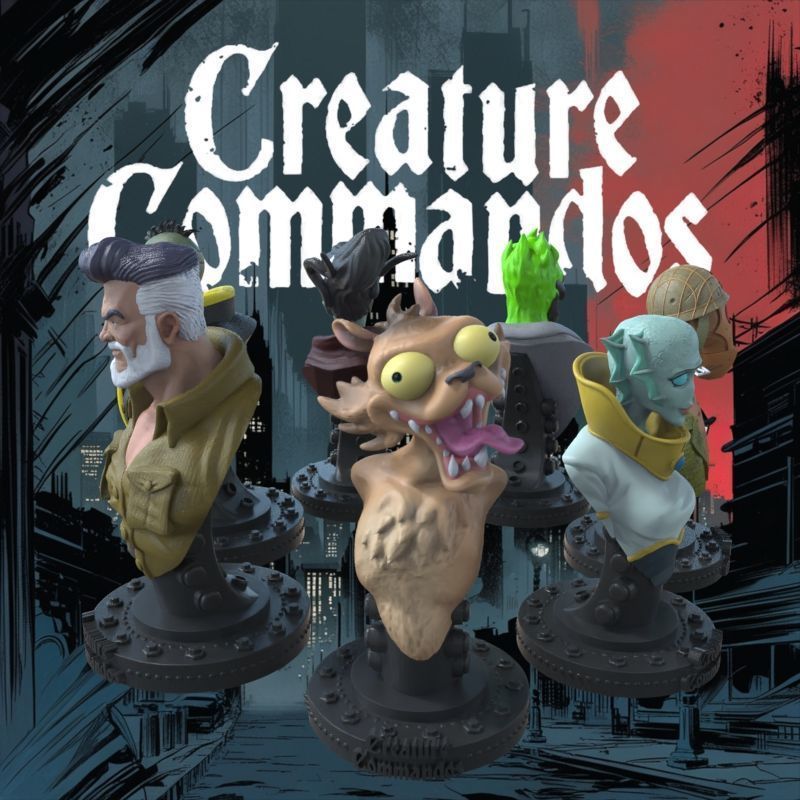CREATURE COMMANDOS FULL SET 3D print model_41