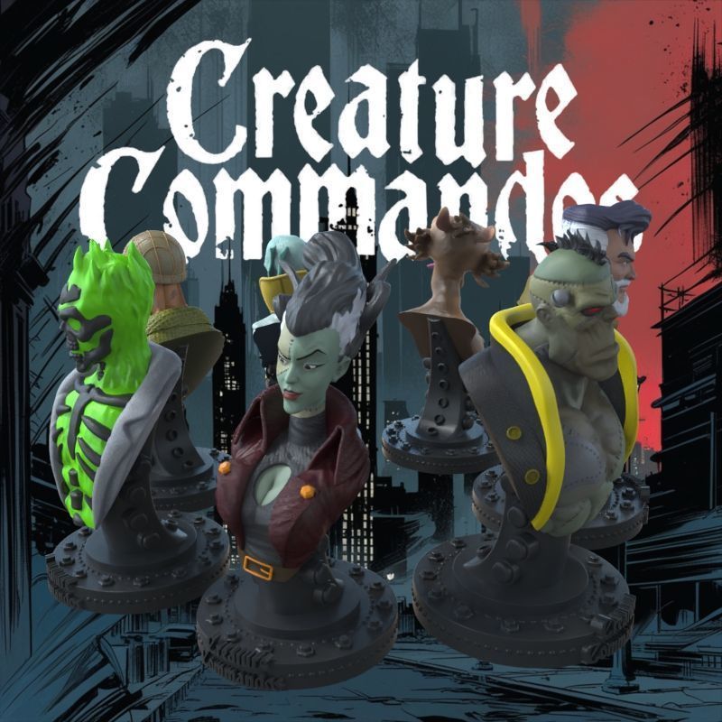 CREATURE COMMANDOS FULL SET 3D print model_26