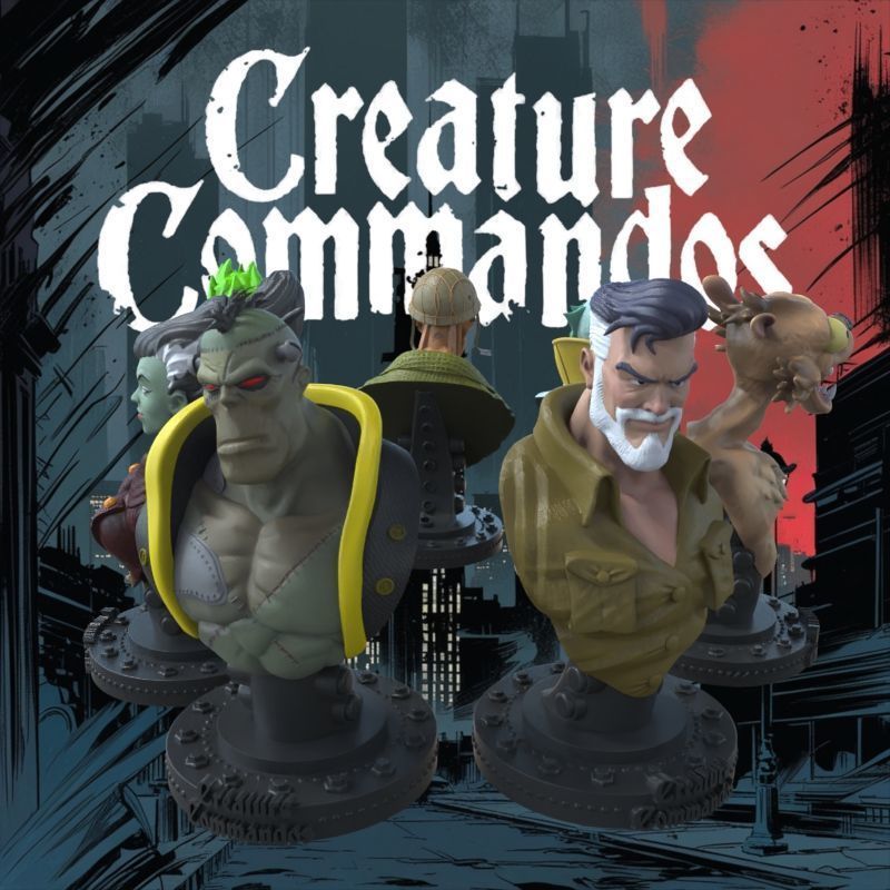 CREATURE COMMANDOS FULL SET 3D print model_35