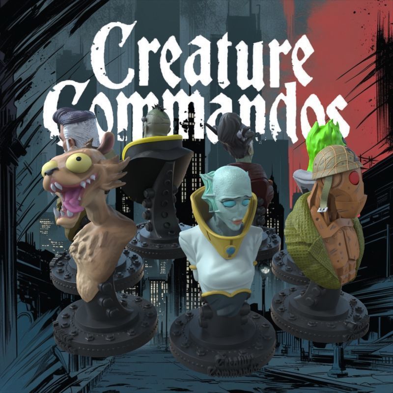 CREATURE COMMANDOS FULL SET 3D print model_47