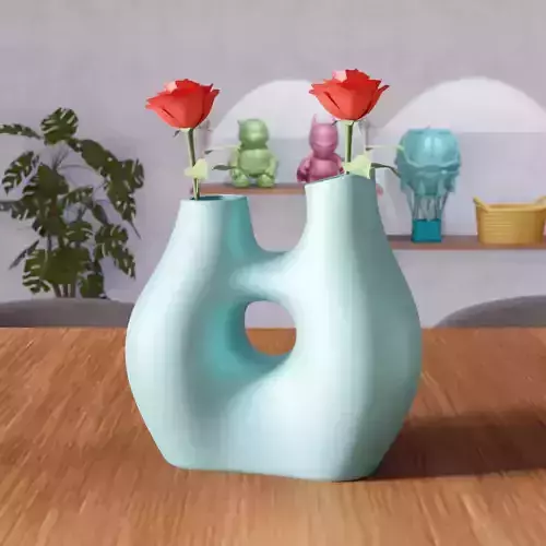 Modern Flower Vase - 360