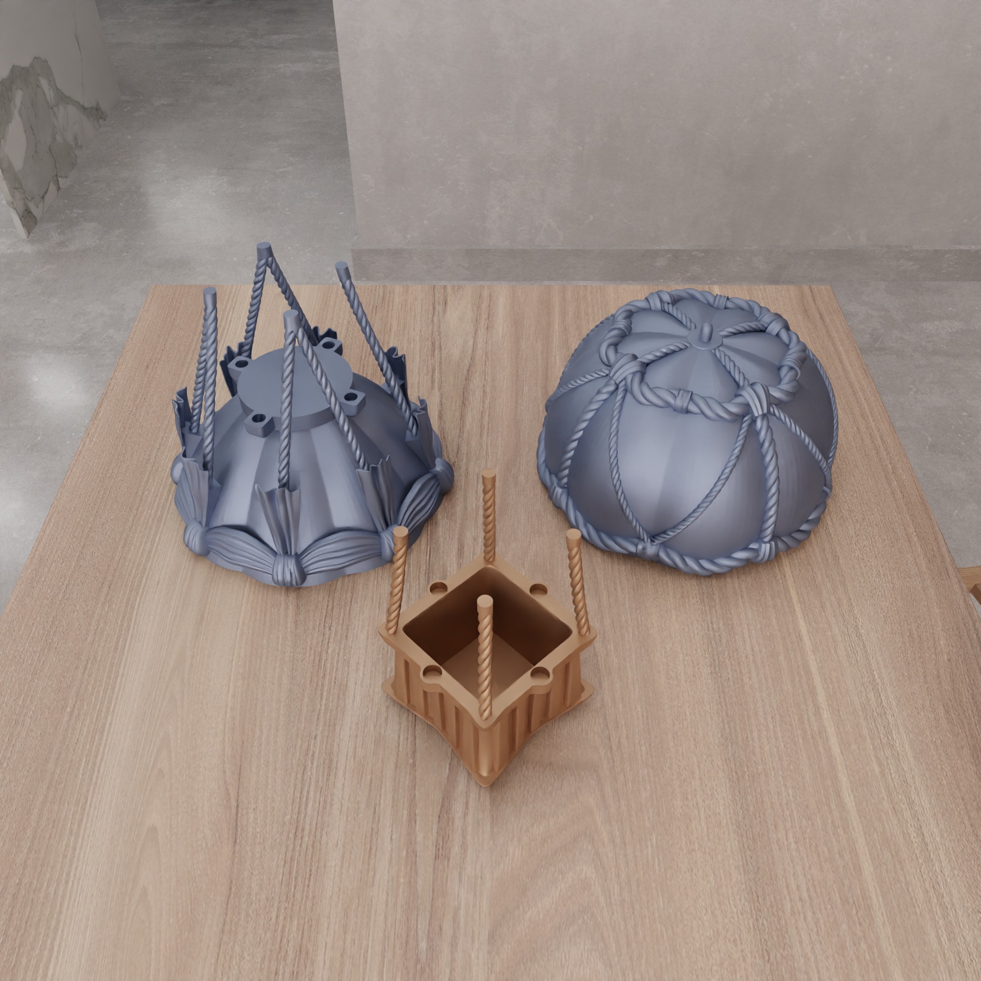 Vintage Hot Air Balloon - 358 3D print model_13