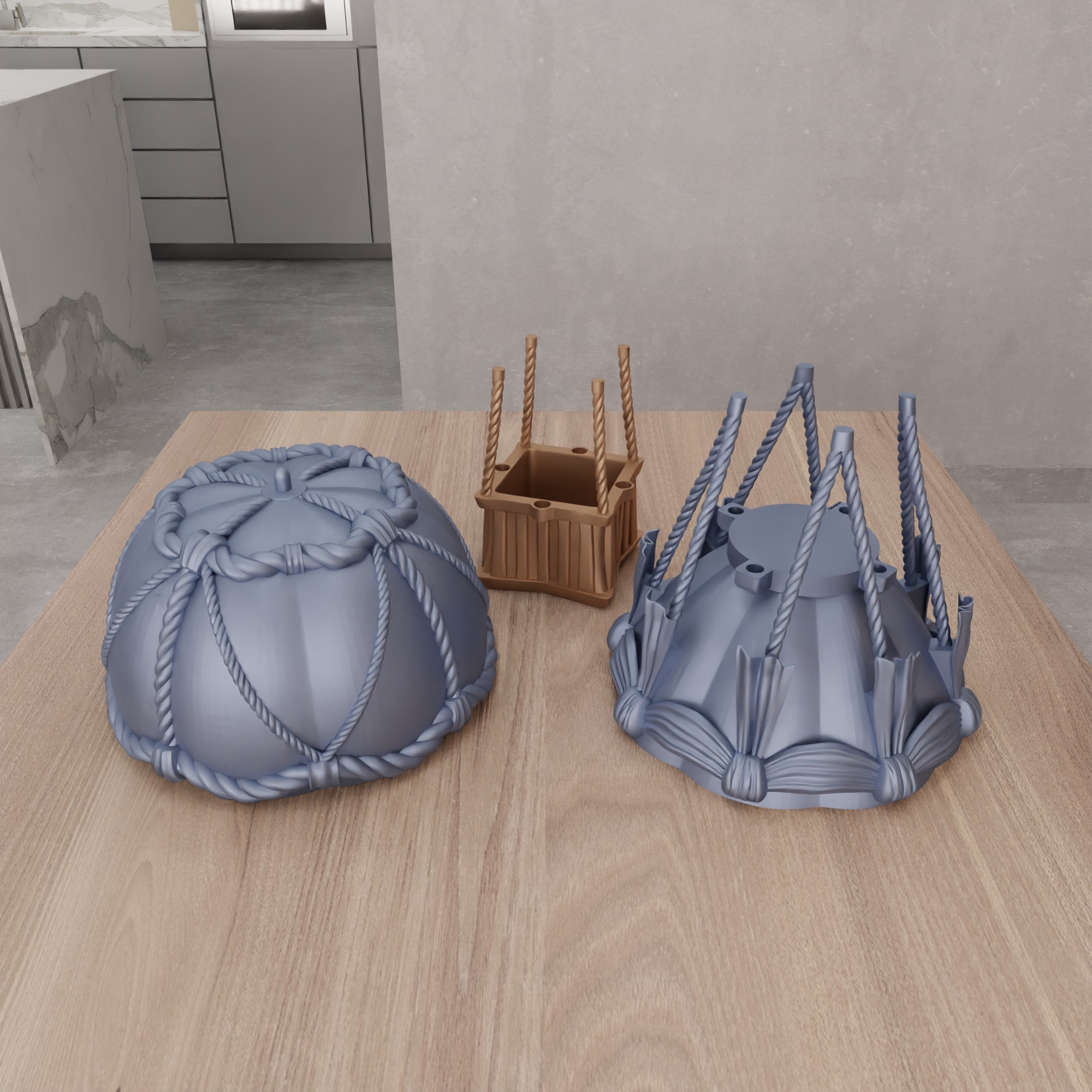 Vintage Hot Air Balloon - 358 3D print model_11