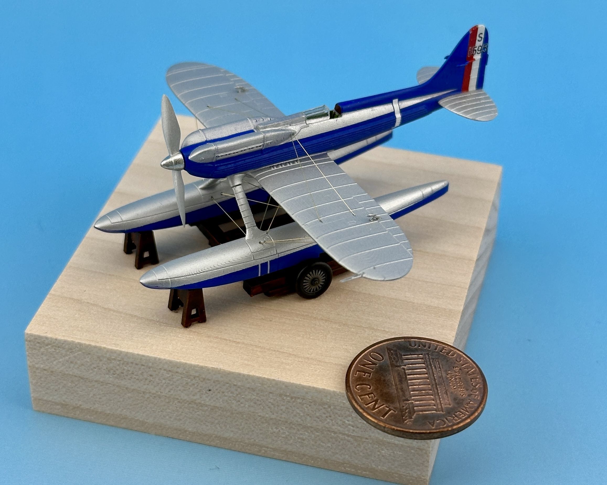 Supermarine S6B 1-144 scale 3D print model_14
