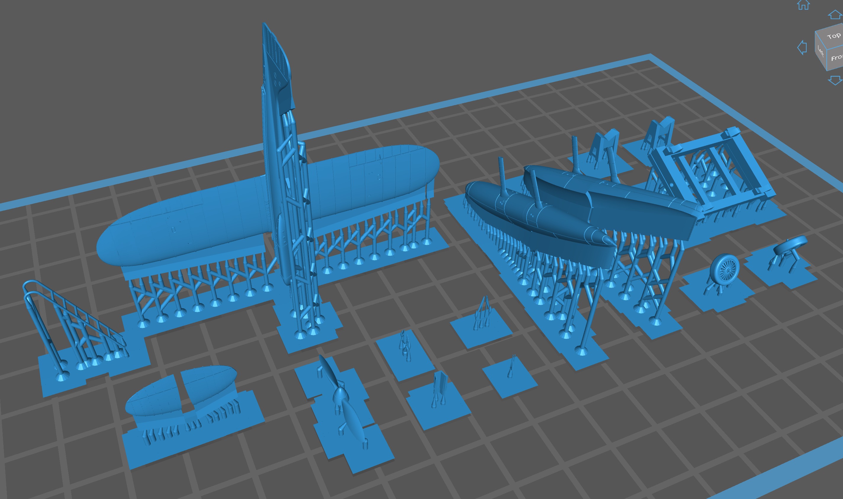 Supermarine S6B 1-144 scale 3D print model_3
