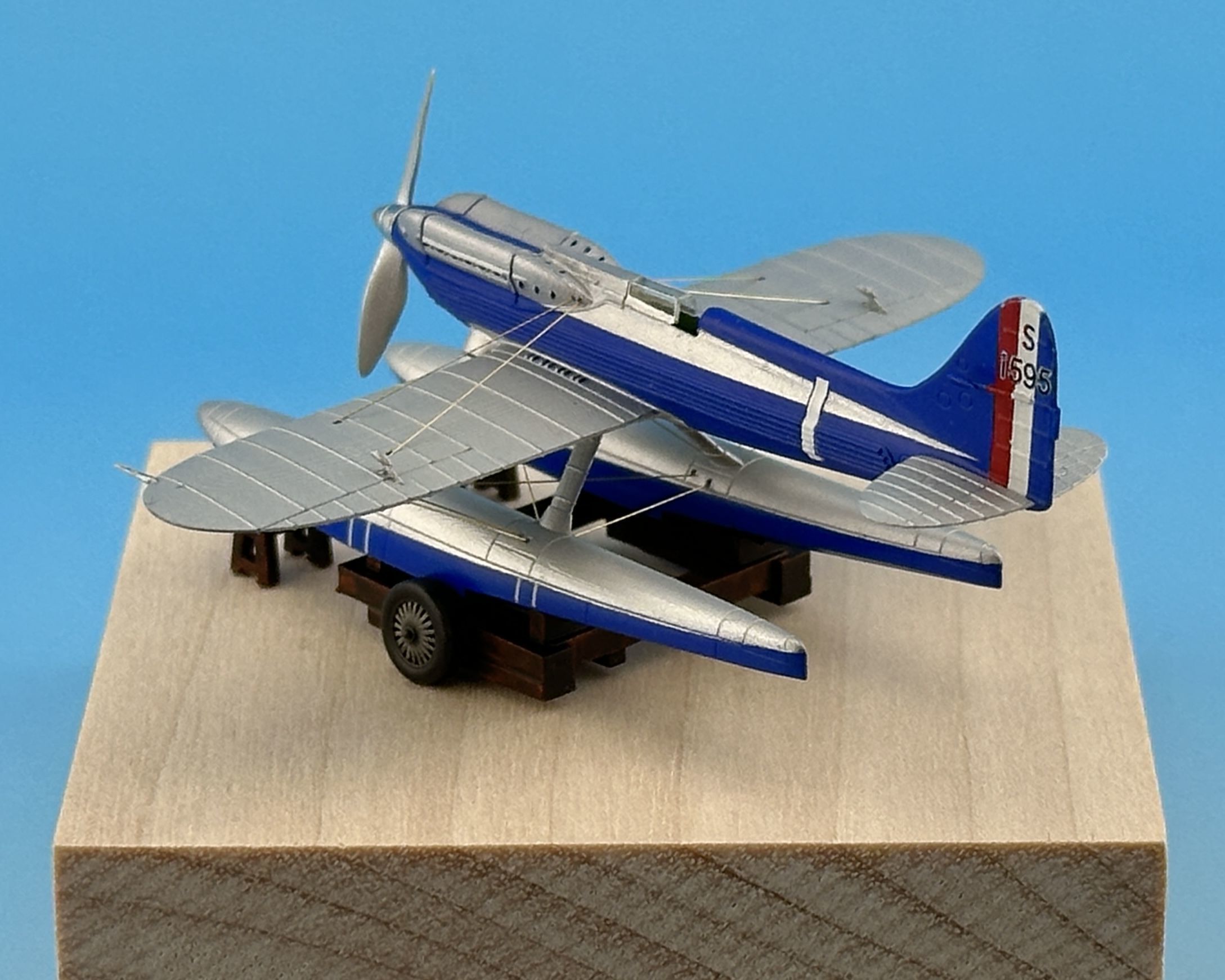 Supermarine S6B 1-144 scale 3D print model_12