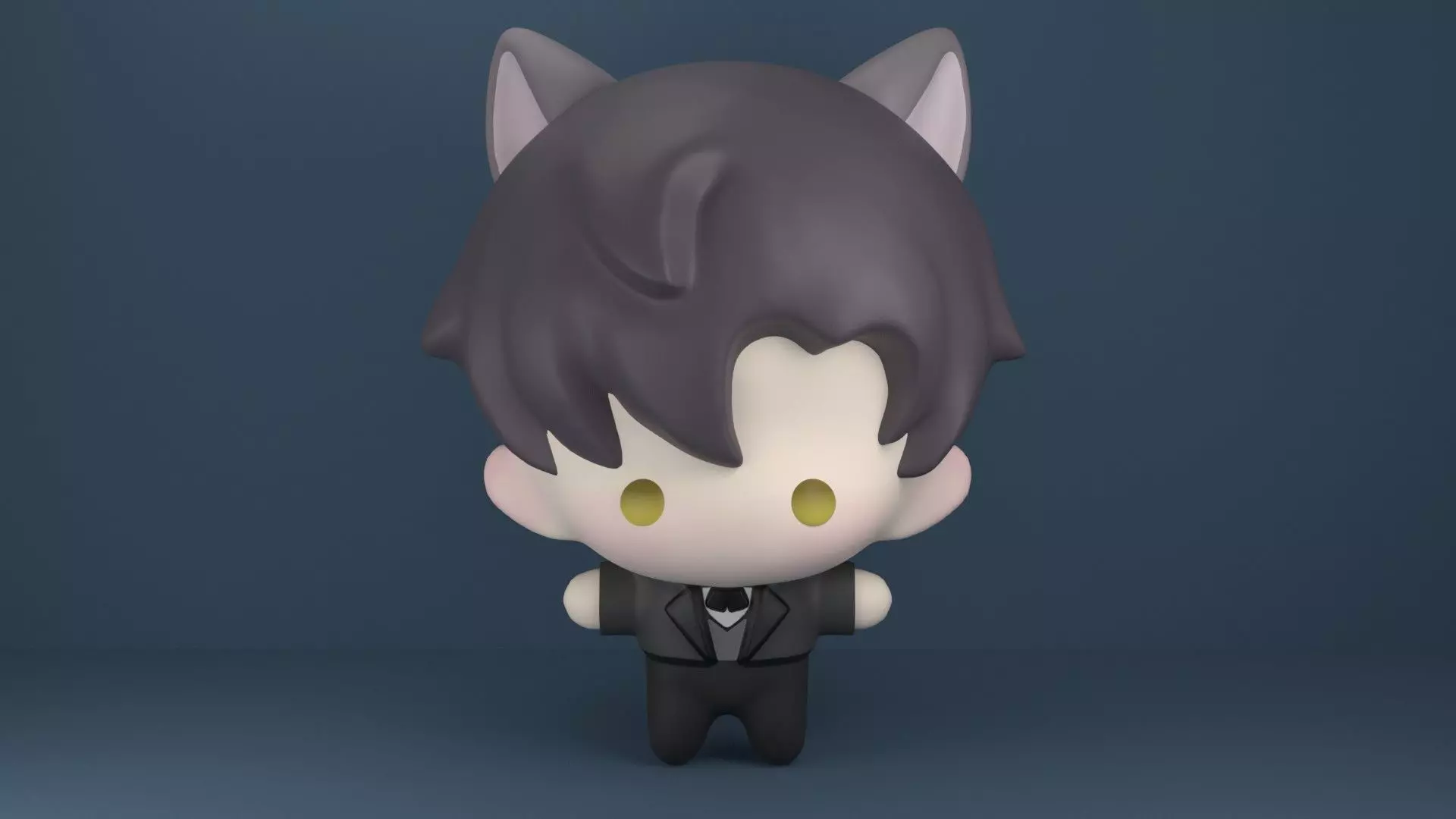 Zayne Cat Love and Deepspace 3d print model printable 3D print model