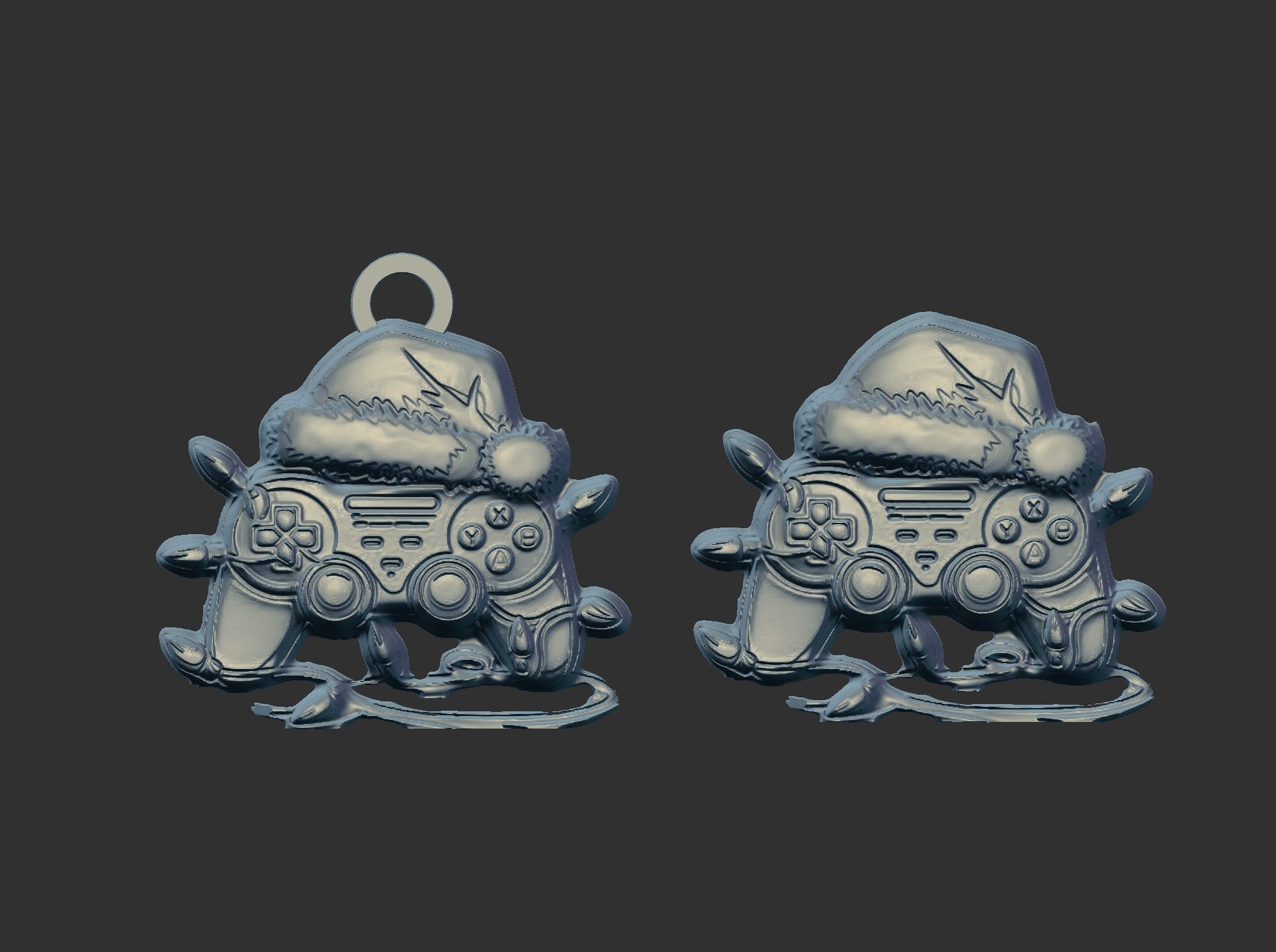 game lover christmas gamedecor  3D print model_5