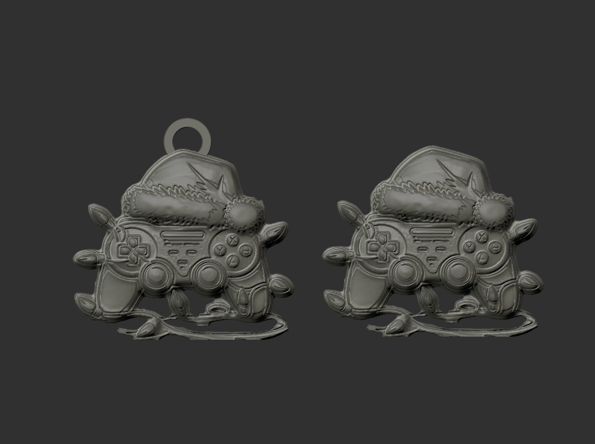 game lover christmas gamedecor  3D print model_3