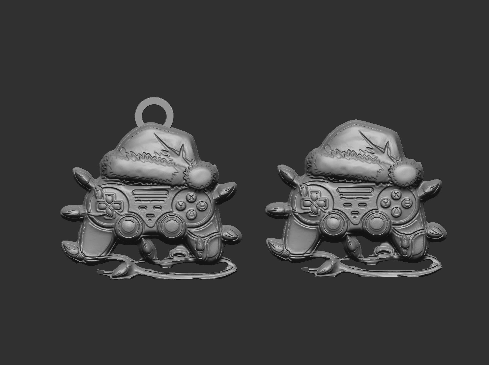 game lover christmas gamedecor  3D print model_6