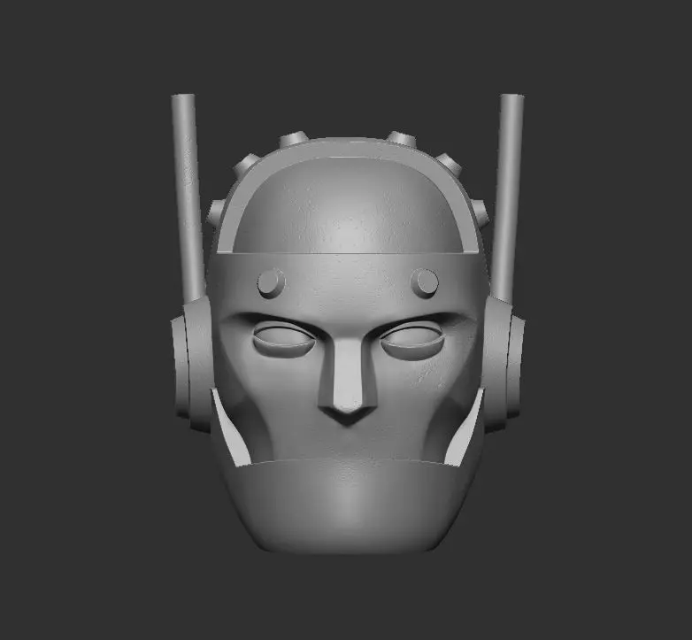 Robotman Headsculpt for Action Figures 3D print model_0