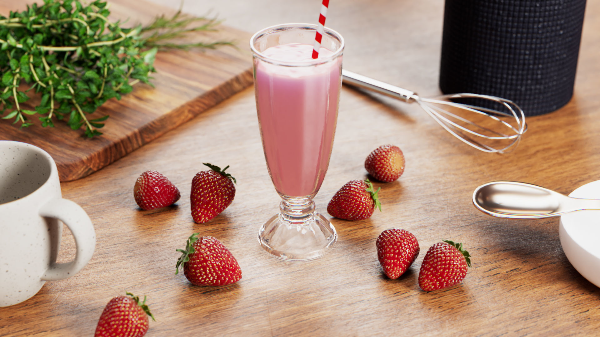 Strawberry 3D model_4