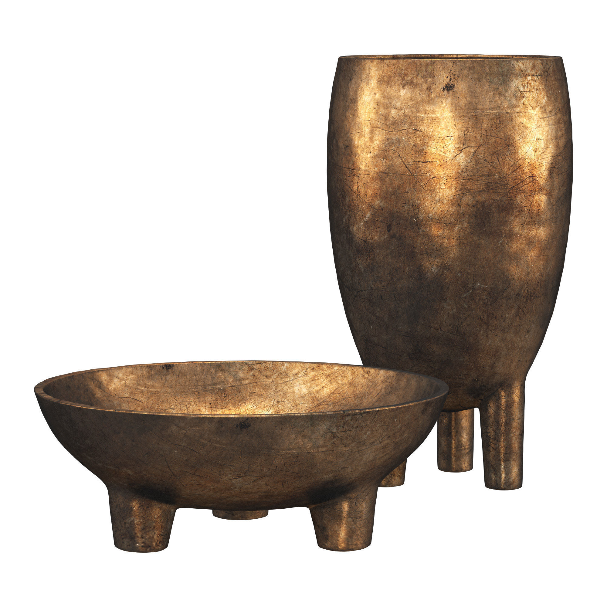 Celeste Three Leg Vessel 3D model_2