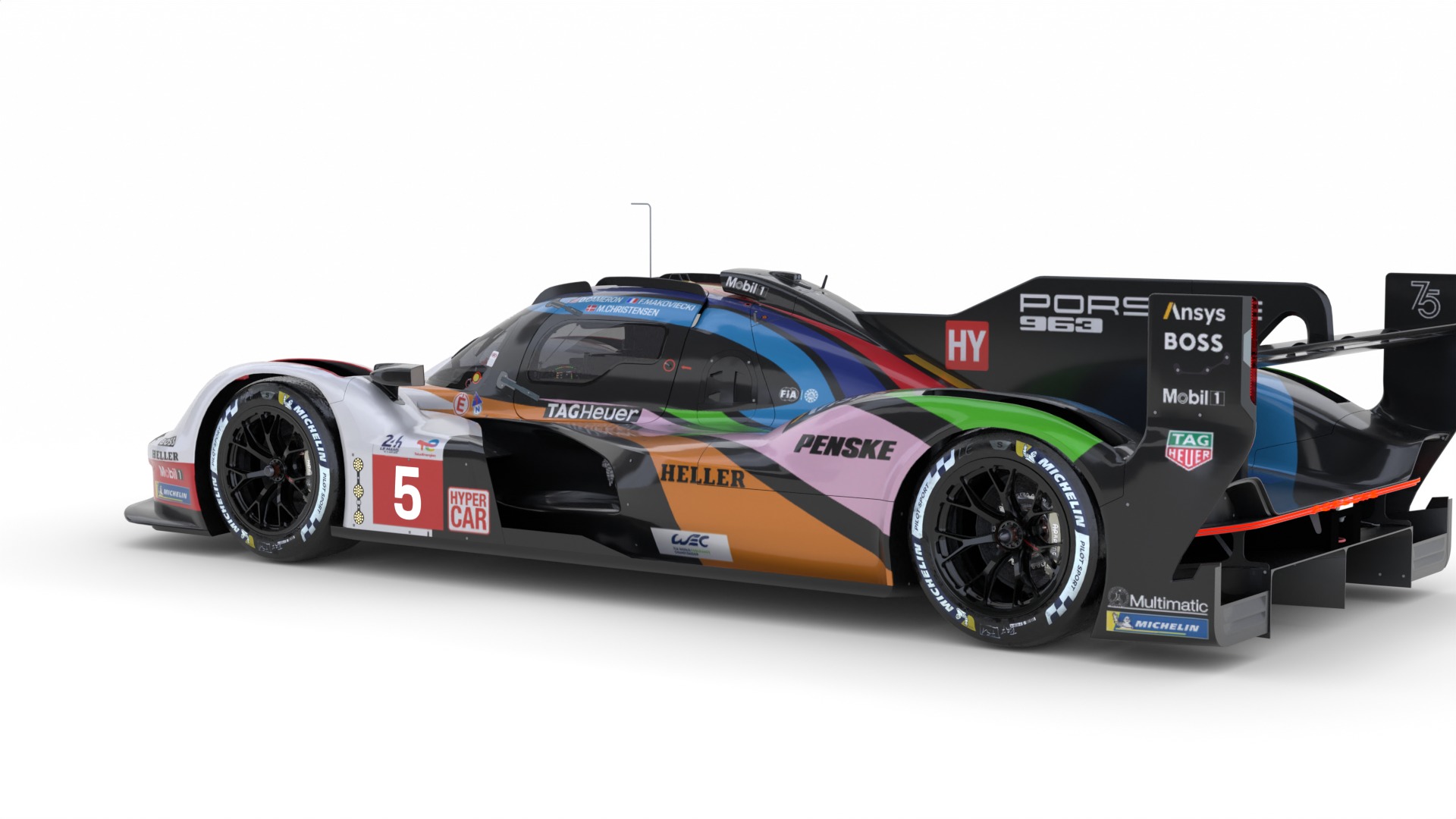 Porsche 963 LMDh 3D model_8