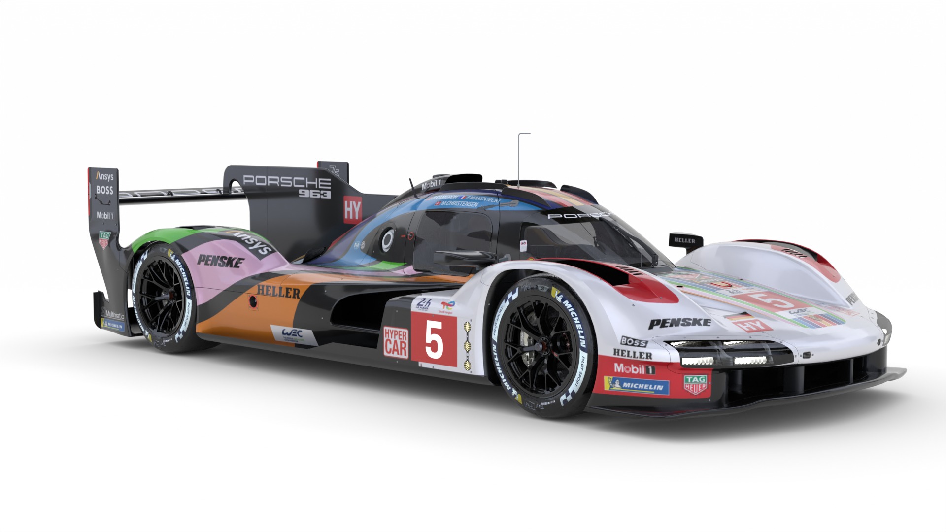 Porsche 963 LMDh 3D model_12