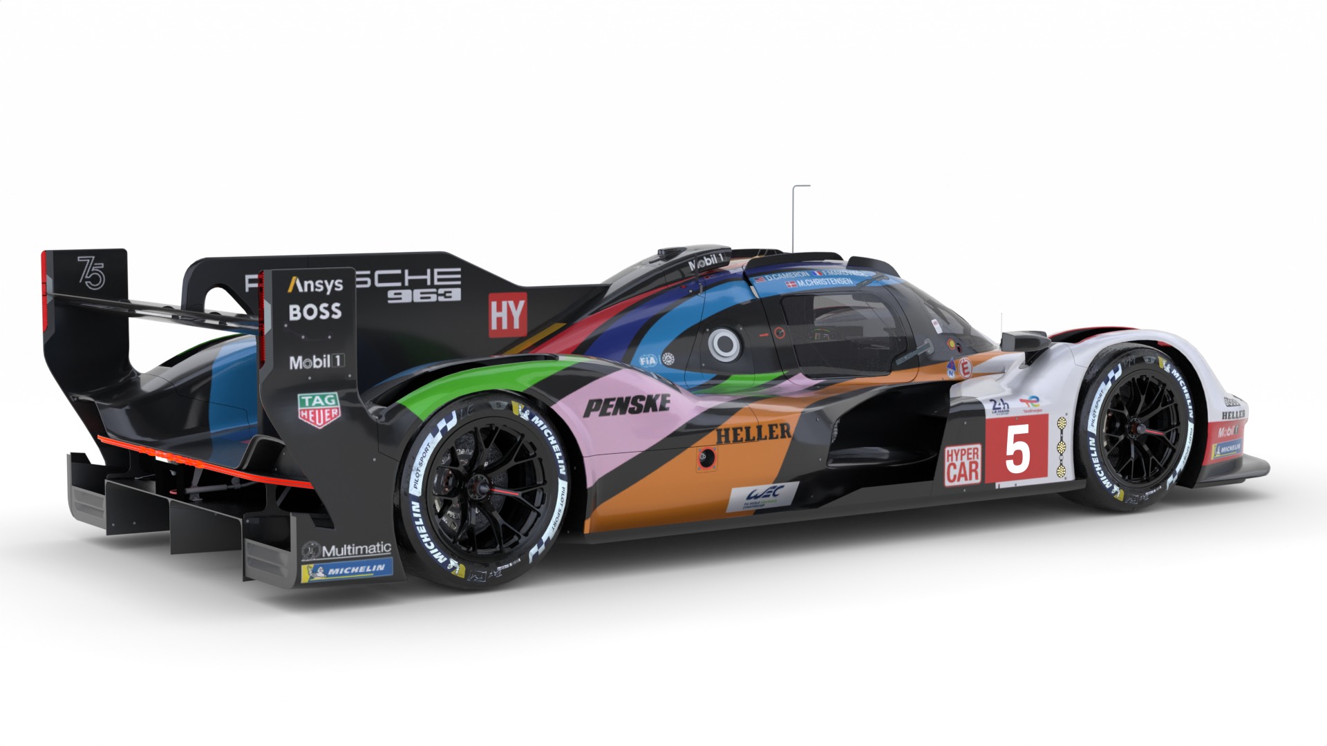 Porsche 963 LMDh 3D model_9