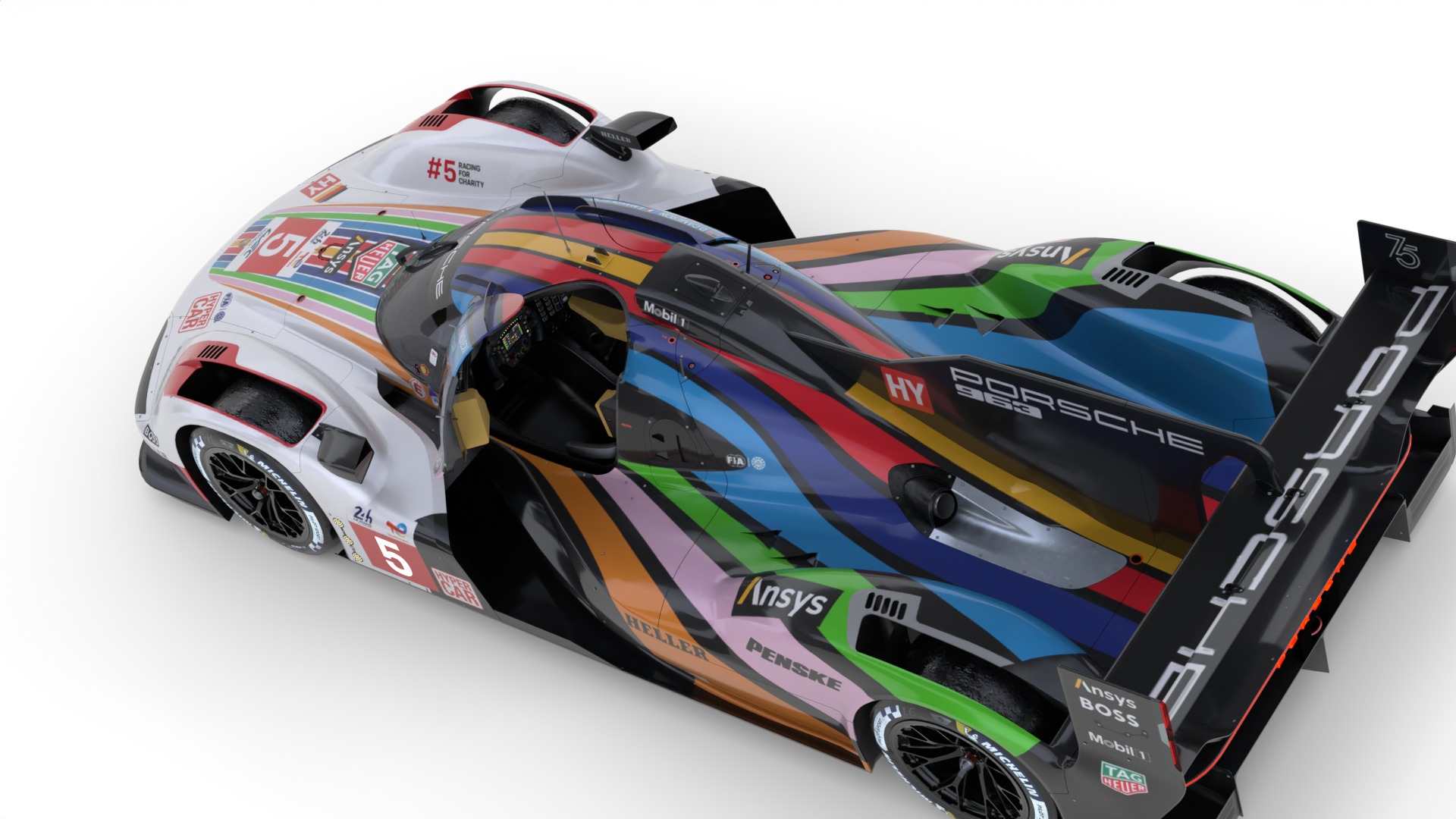 Porsche 963 LMDh 3D model_17