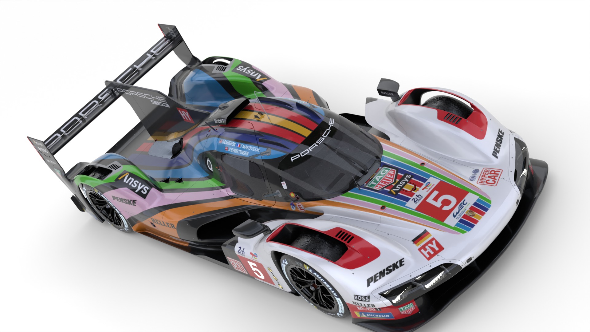 Porsche 963 LMDh 3D model_13