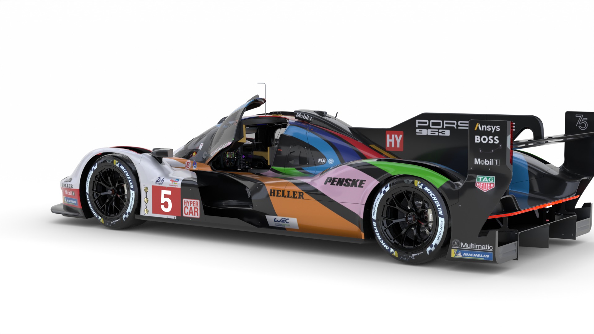 Porsche 963 LMDh 3D model_11