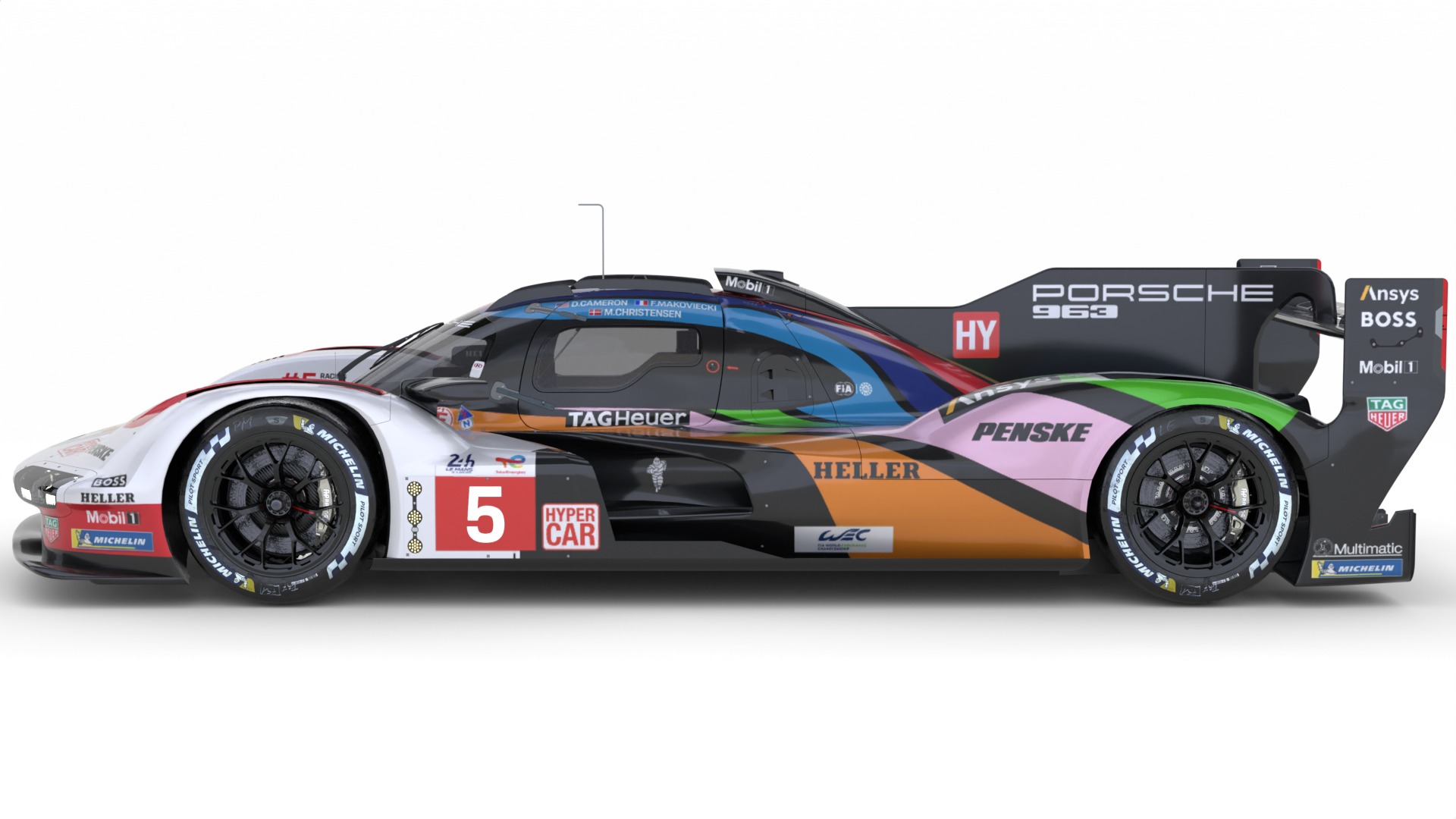 Porsche 963 LMDh 3D model_5