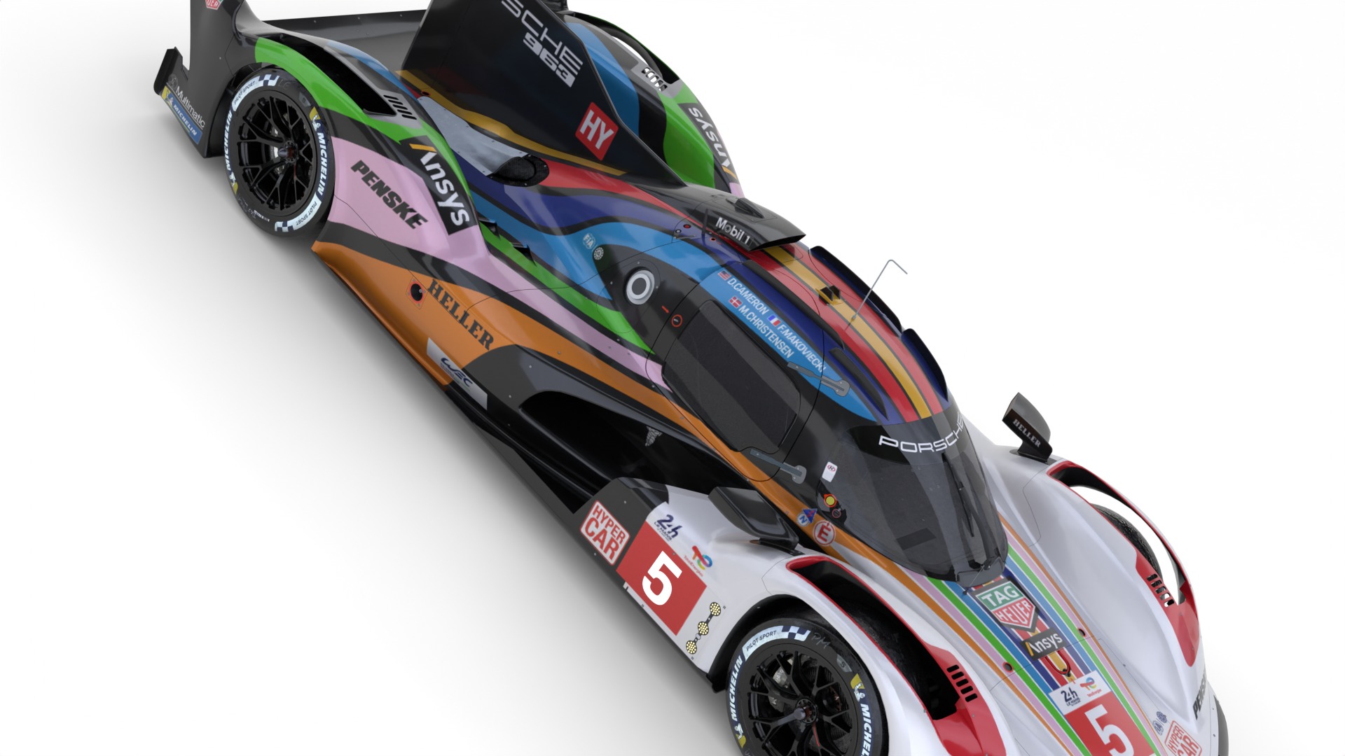 Porsche 963 LMDh 3D model_14