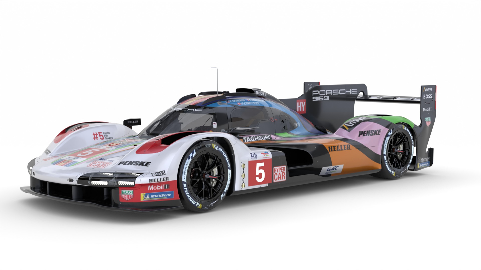 Porsche 963 LMDh 3D model_4