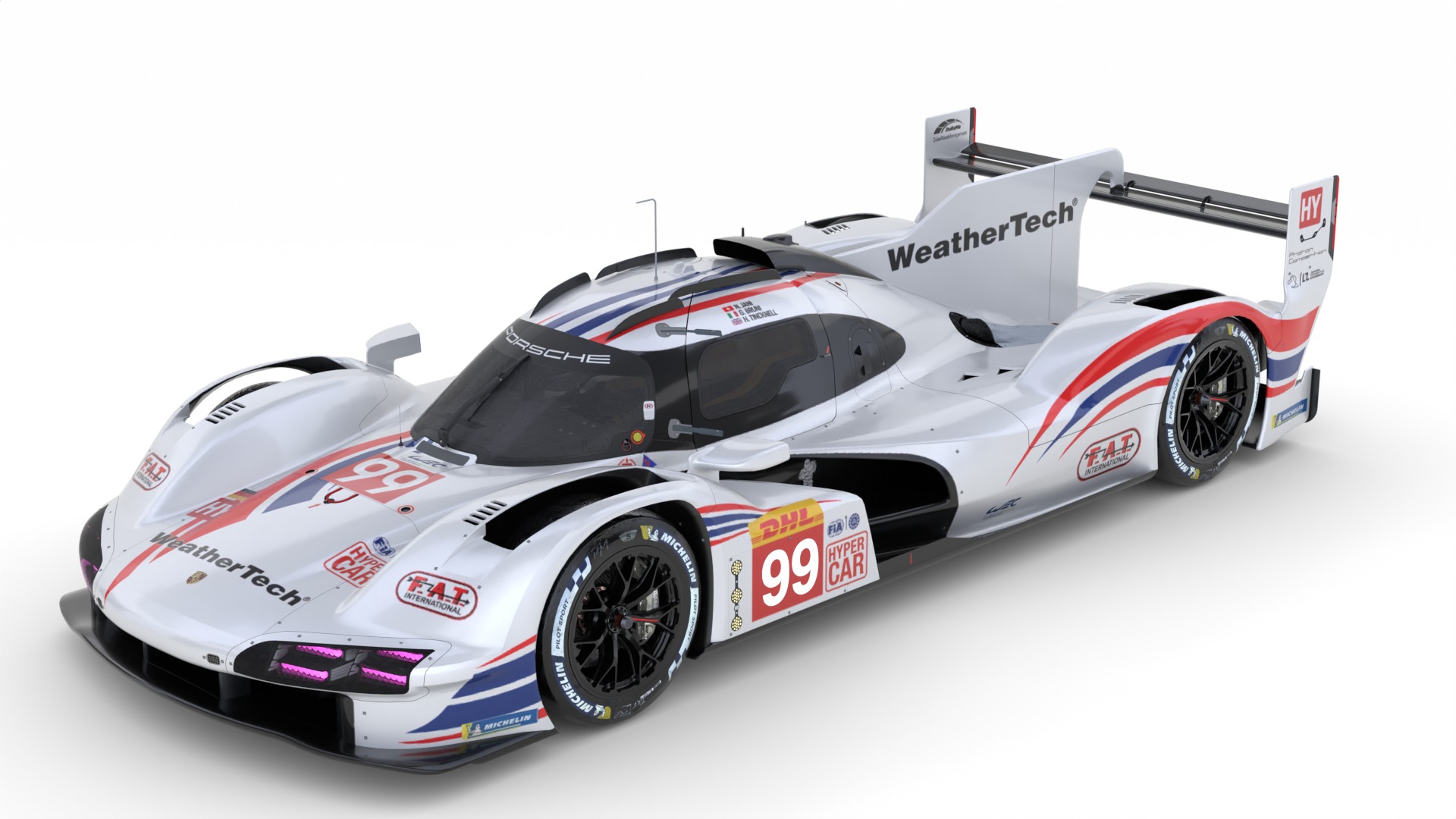 Porsche 963 LMDh 3D model_3