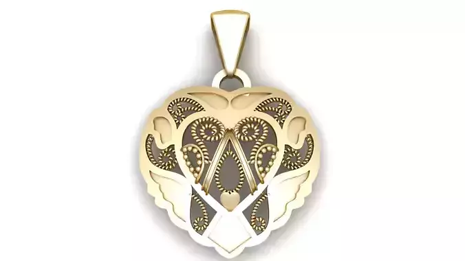 ROGAN GOLDEN PENDANT 3D PRINTABLE MODEL