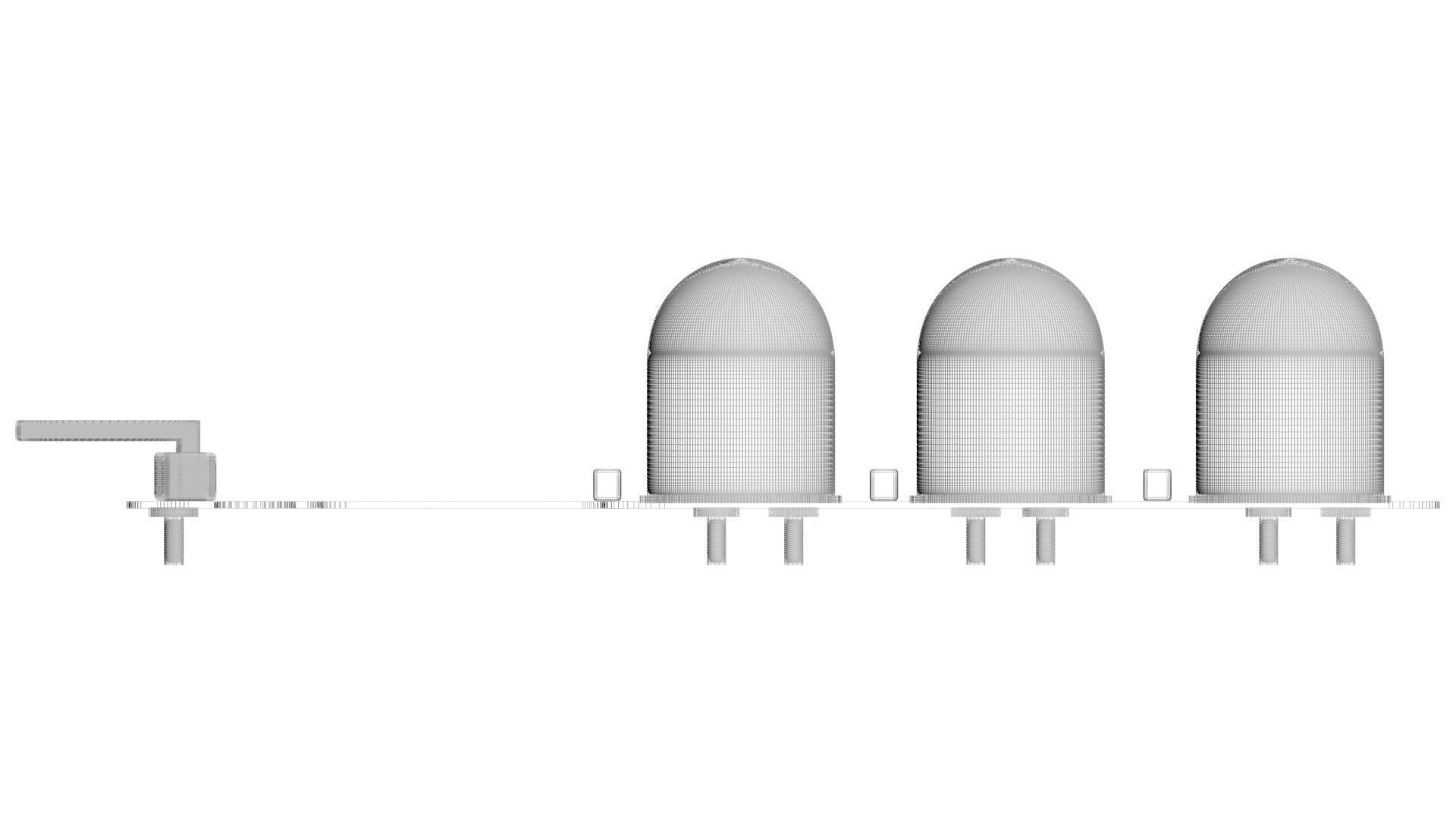 Traffic Lights LED Module 3D model_33