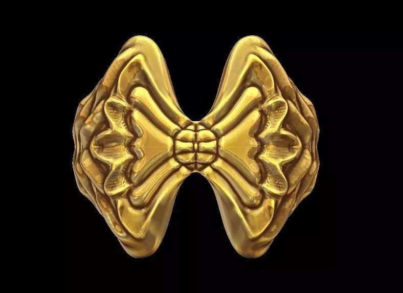 Flower Ring 3D print model