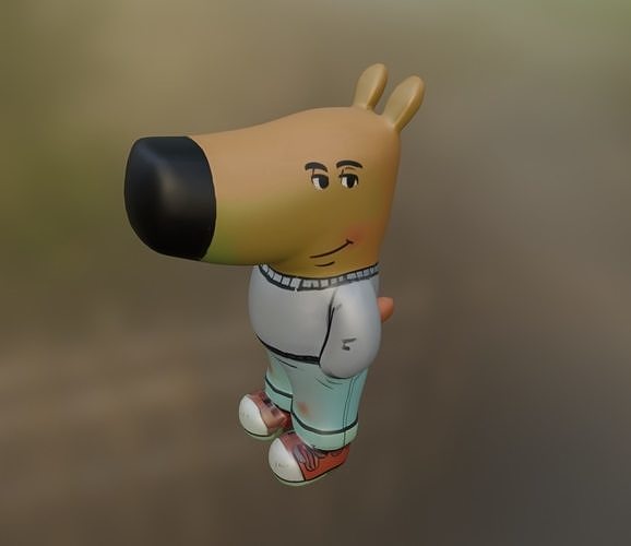 Chill guy 3D model