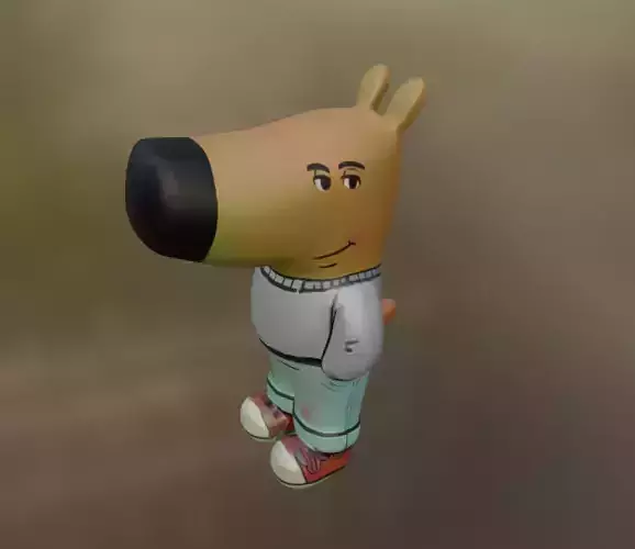 Chill guy 3D model