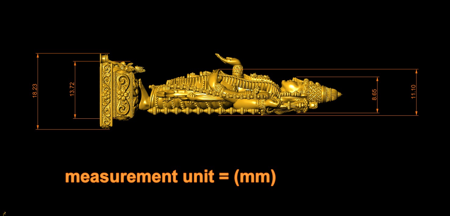 Tirupathi-Balaji 3D-Print-Model No1  3D print model_3
