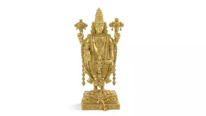 Tirupathi-Balaji 3D-Print-Model No1 