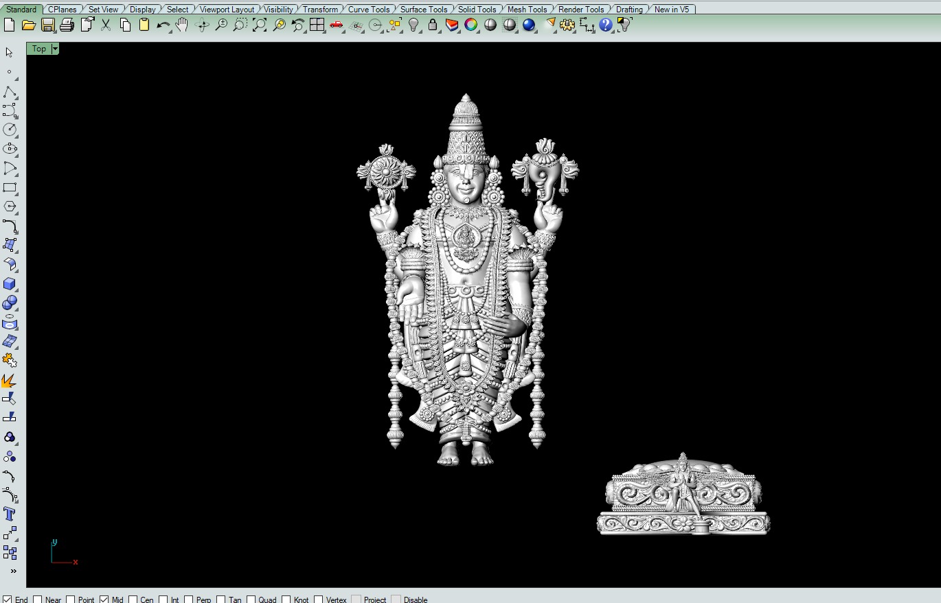 Tirupathi-Balaji 3D-Print-Model No1  3D print model_1