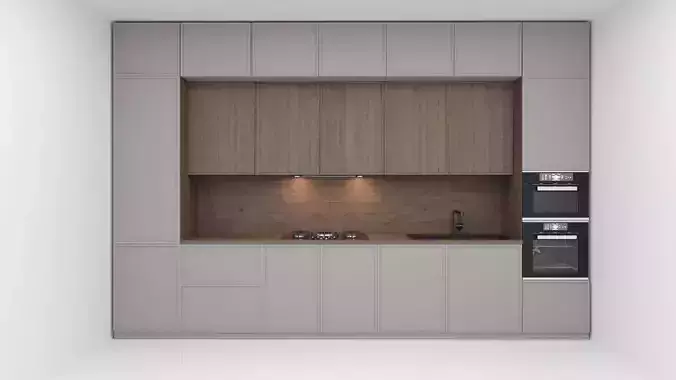 Detailed 3D Kitchen Scene