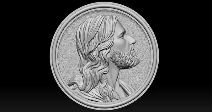 Jesus Head Pendant  1