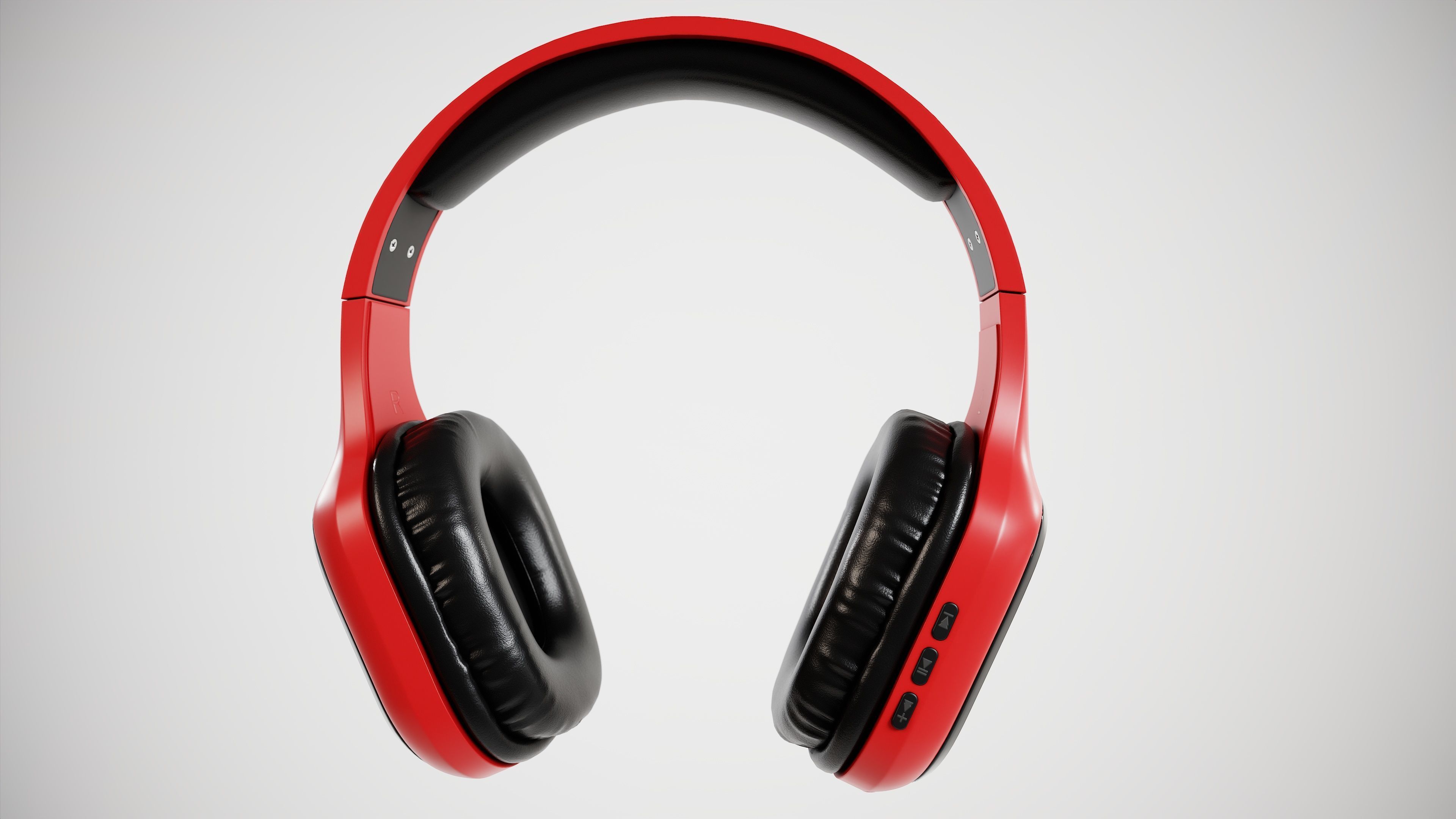 Headphone 3D model Low-poly 3D model_6