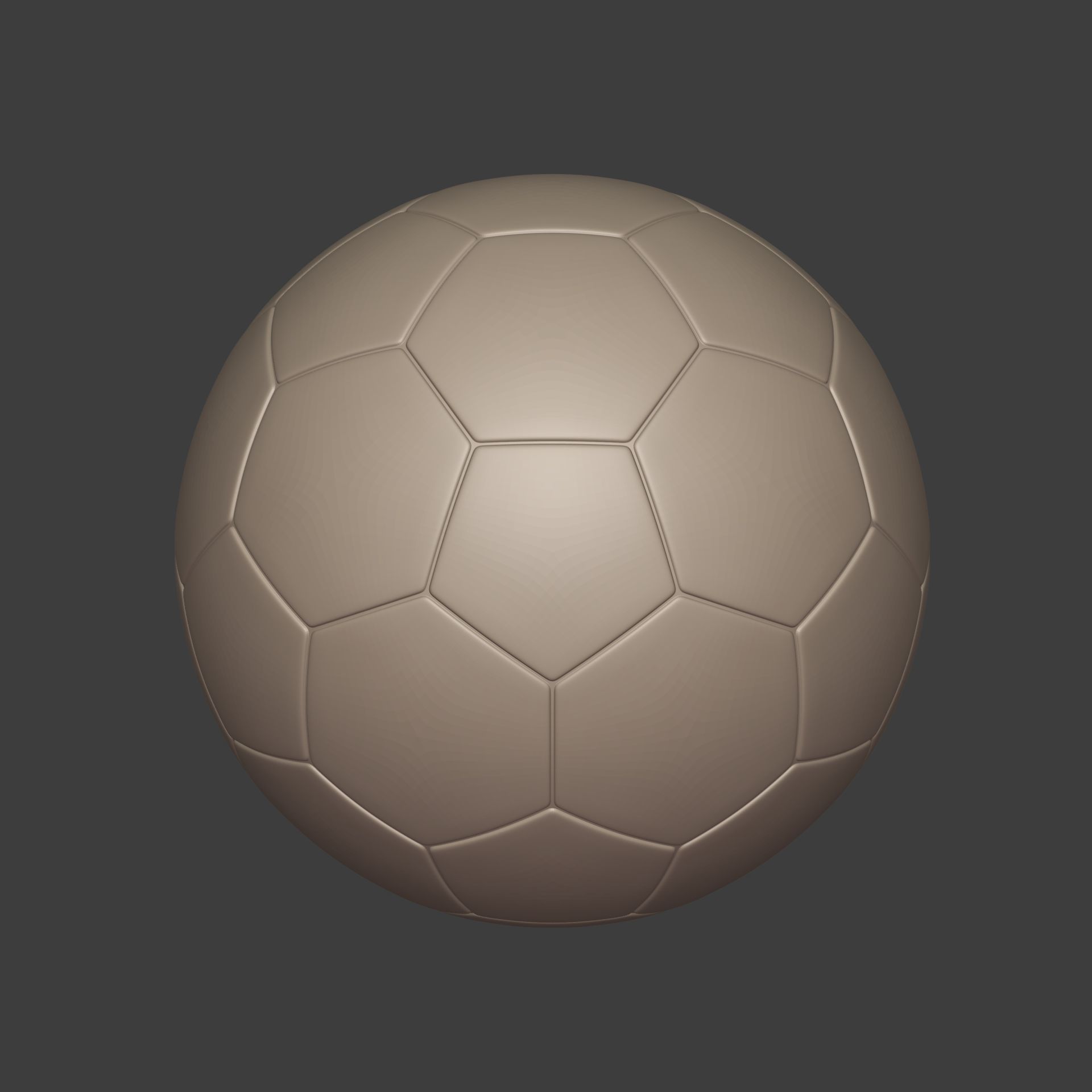 Soccer  - Football Trophy -- Original Design -- 3D Print Ready  3D print model_12