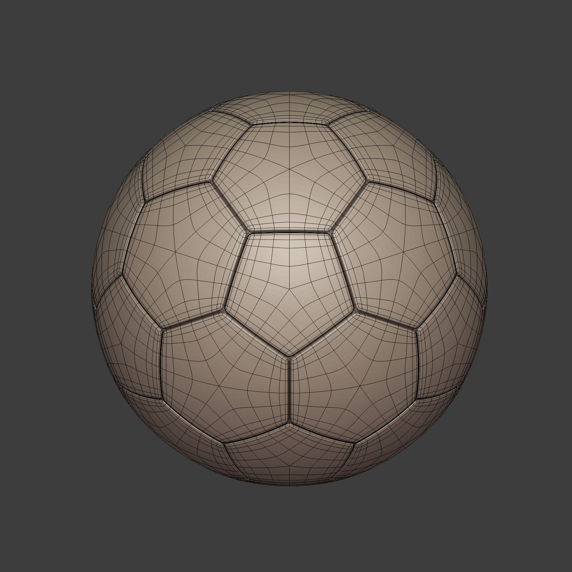 Soccer  - Football Trophy -- Original Design -- 3D Print Ready  3D print model_13