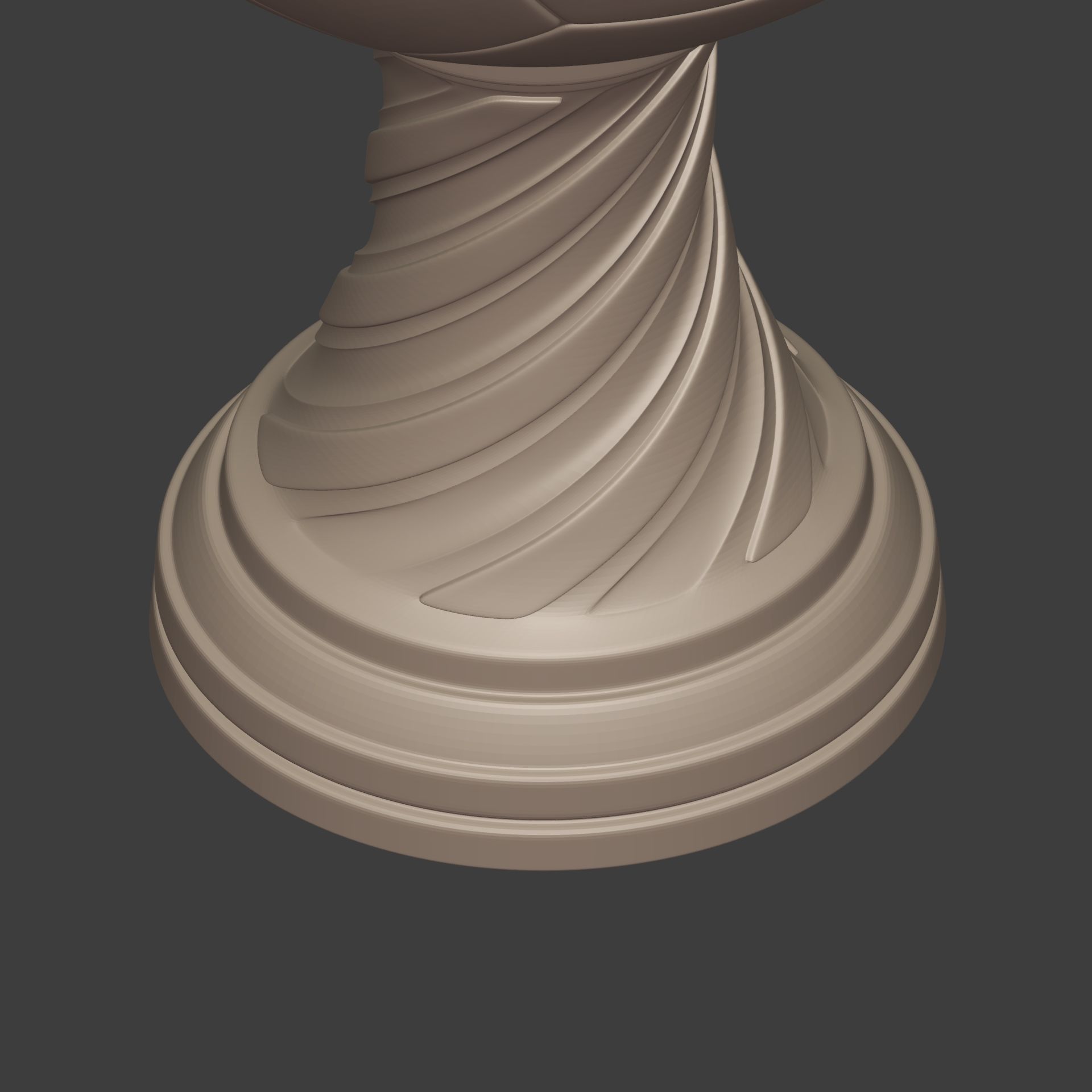 Soccer  - Football Trophy -- Original Design -- 3D Print Ready  3D print model_10