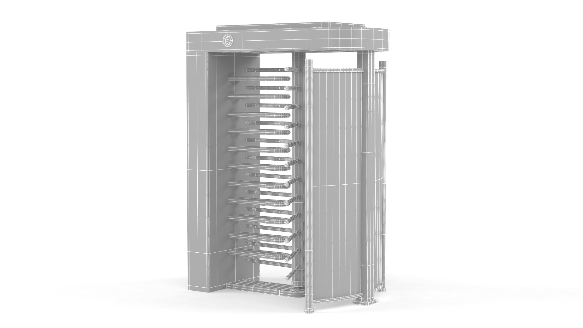 Turnstile Gate 3D model_8
