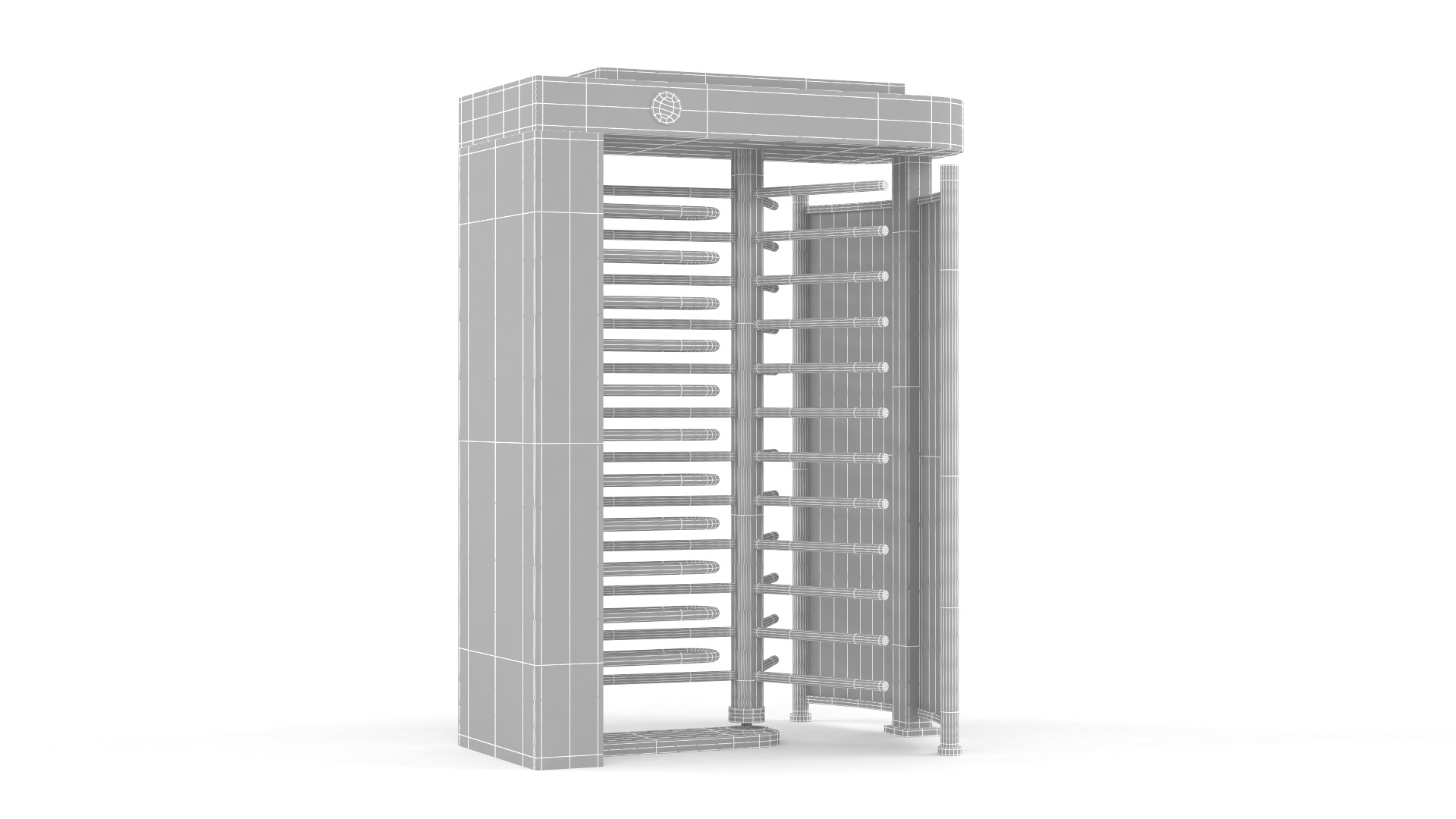 Turnstile Gate 3D model_6