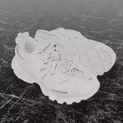BALENCIAGA TRACK 3 3D SHOES - WHITE