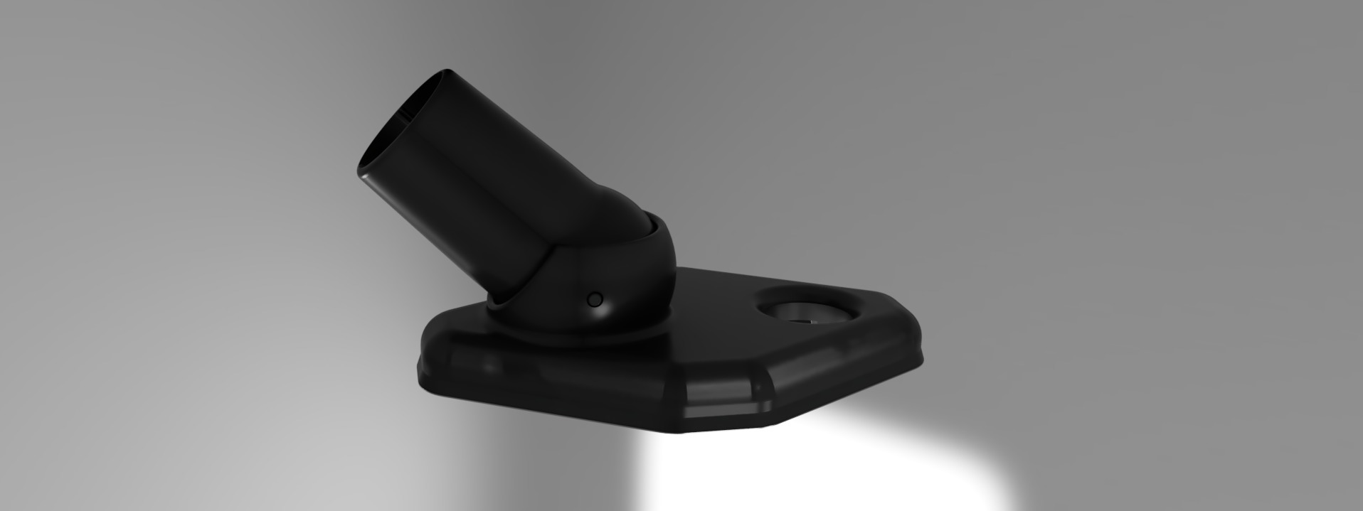 Vacum Cleaner adapter for drill  3D print model_2