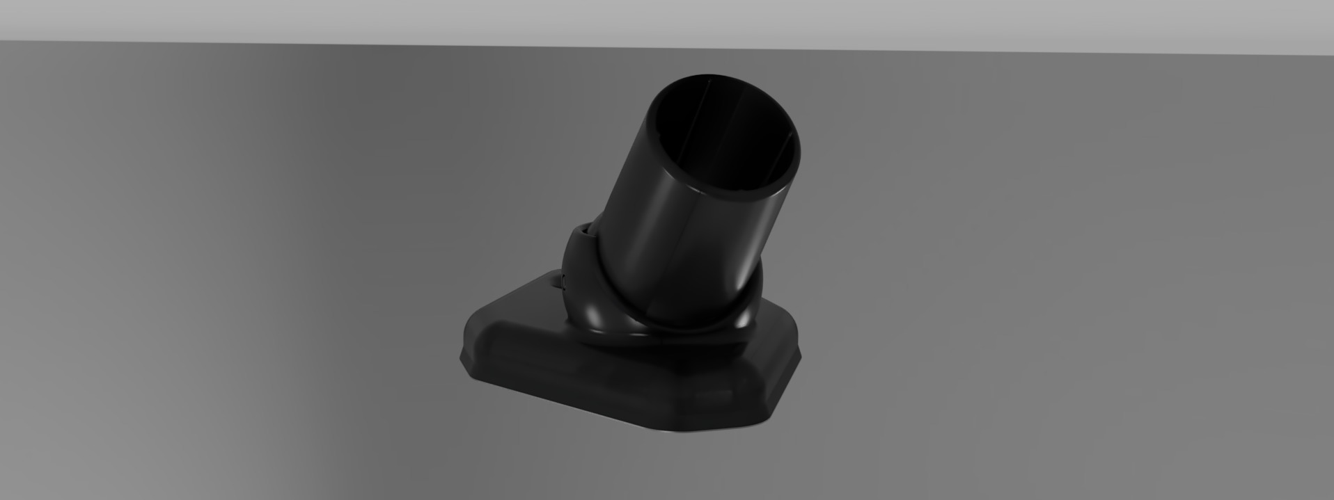 Vacum Cleaner adapter for drill  3D print model_3