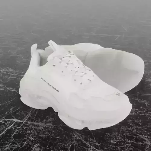 BALENCIAGA TRIPLE S 3D SHOES