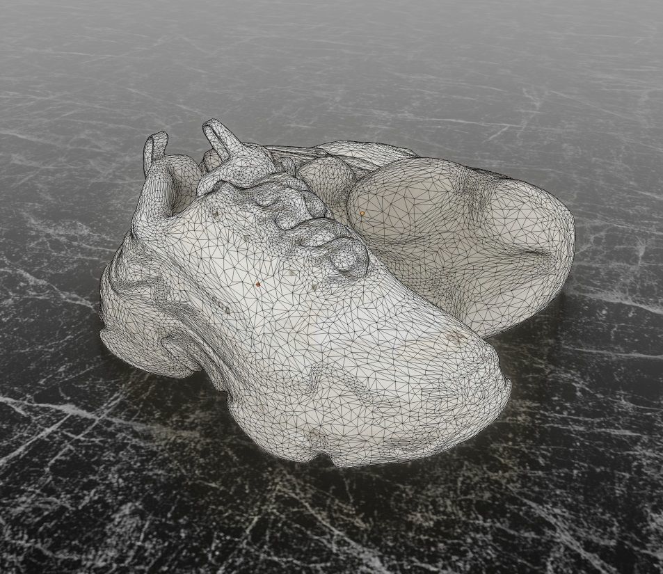 BALENCIAGA TRIPLE S 3D SHOES Low-poly 3D model_12